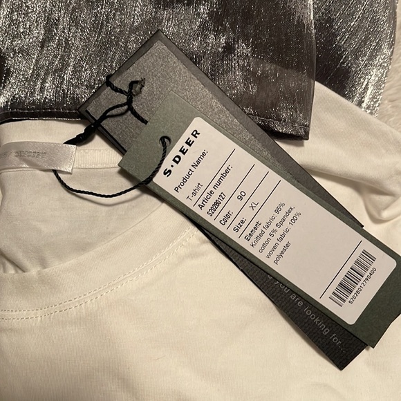 Women's Peplum Top • Crewneck T-shirt • Tie Waist Front • High-Low • Pleated - Picture 5 of 6